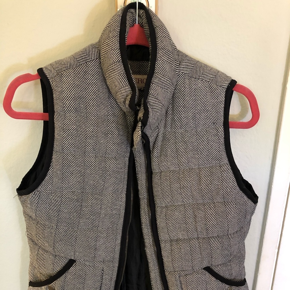 Merona Herringbone Vest XS (Extra Small)